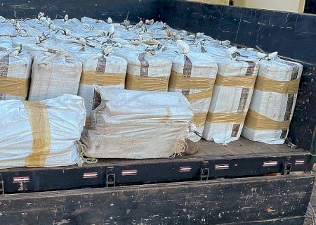 Polícia apreende camionete com quase duas toneladas de maconha em Ponta Porã