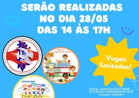Associação Vinde  e Igreja Hebrom, promovem oficinas de desenvolvimento biopsicossocial para jovens e adolescente
