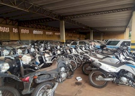 Secretaria de Administração promove leilão com 111 lotes de motocicletas