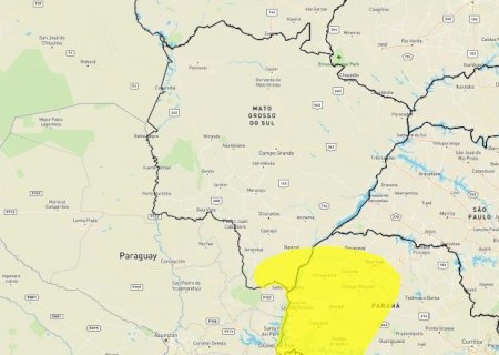 Inmet emite novo alerta de tempestade com ventos de 60 km/h em cidades de MS