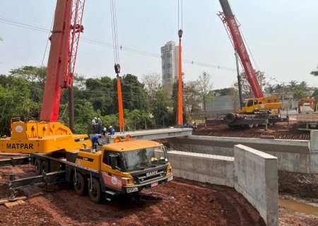 Obra da ponte na Hayel Bon Faker entra na reta final