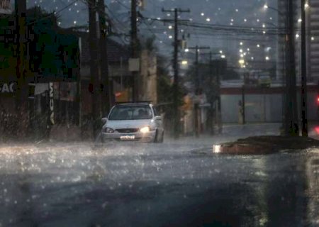 MS está sob novo alerta de chuvas intensas com ventos de até 60 km/h