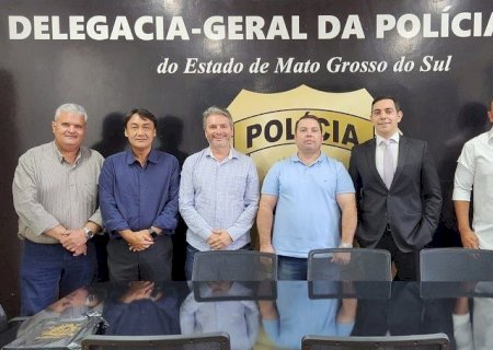 Rodolfo Nogueira, visita Delegado-Geral da Polícia Civil