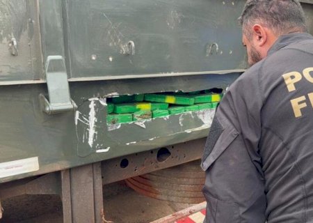 PF apreende aproximadamente 500 kg de maconha em MS