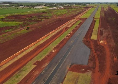 Governo anuncia R$ 13 mi para concluir obra no aeroporto de Dourados