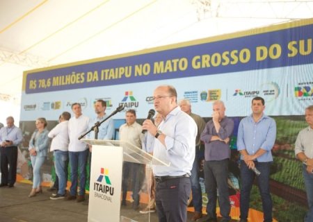 MS recebe R$ 22 milhões em máquinas  de contrapartida com Itaipu Binacional