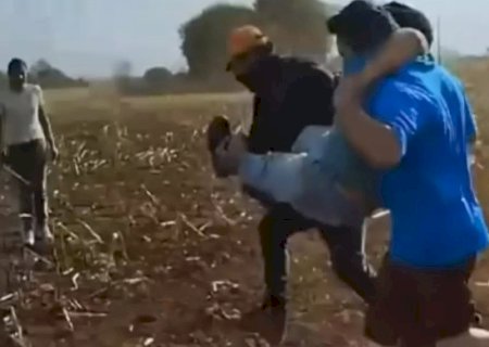 Indígenas reagem à desocupação e são feridos a tiros