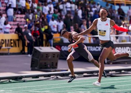 Alison dos Santos volta a vencer na Jamaica, desta vez nos 400m rasos