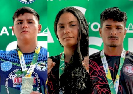 Dourados no pódio: três medalhas e muito orgulho para o MS no Brasileiro de Kickboxing