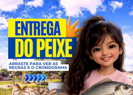 Douradina realiza entrega de peixes na Quinta-feira Santa