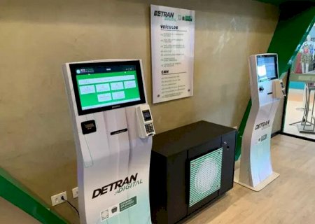 Detran-MS investe R$ 2,3 milhões em totens com IA para autoatendimento